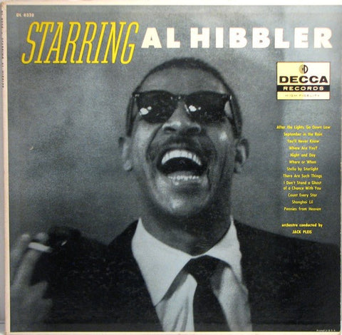 Al Hibbler ‎– Starring Al Hibbler - Mint- LP Record 1956 Decca USA Mono Vinyl - Jazz