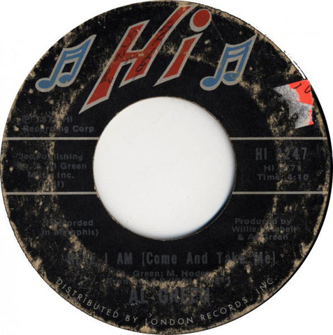 Al Green - Here I Am / I'm Glad Your Mine - VG 45rpm 1973 USA - Soul