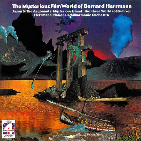 Bernard Herrmann · National Philharmonic Orchestra ‎– The Mysterious Film World Of Bernard Herrmann (1975) - VG+ LP Record 1976 Decca London Phase 4 Stereo UK Vinyl - Soundtrack / Score / Modern Classical