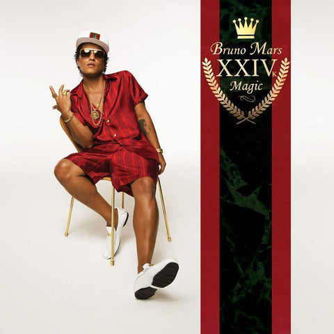 Bruno Mars - XXIVk Magic (2016) - New LP Record 2023 Atlantic Vinyl & Gold Foil Cover - Soul / Funk / R&B / Synth-Pop