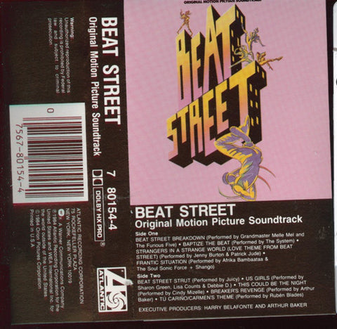 Various - Beat Street (Original Motion Picture Soundtrack) - Volume 1 - VG+ 1984 USA Cassette Tape - Soundtrack