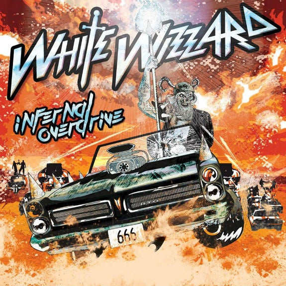 White Wizzard ‎– Infernal Overdrive - New Vinyl 2018 M-Theory Audio  2LP Pressing on Orange/Black Vinyl with Gatefold Jacket and Download (Limited to 400!) - Metal
