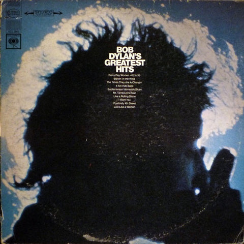 Bob Dylan – Bob Dylan's Greatest Hits - VG LP Record 1967 Columbia USA Mono Vinyl - Rock / Folk Rock / Folk