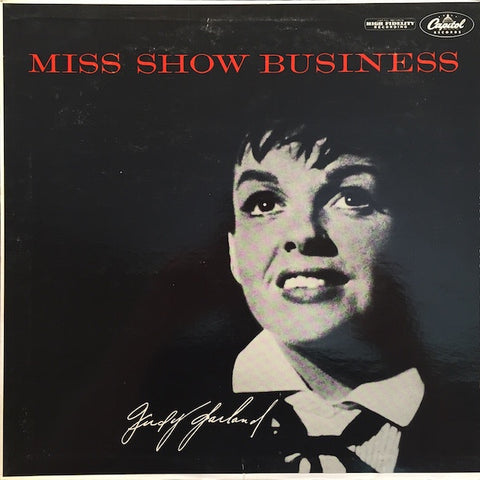 Judy Garland ‎– Miss Show Business - VG+ Lp Record 1955 Capitol USA Mono Original Vinyl - Pop / Vocal / Musical