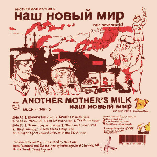 Another Mother's Milk - Our New World - New Cassette 2017 Quality Time Red Tape with Download - Cleveland, OH Punk / Gutter Pop - Shuga Records
