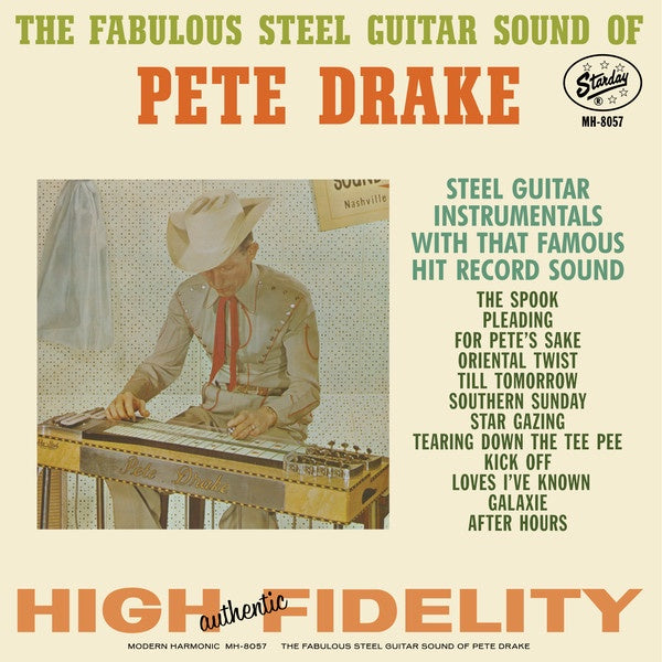 Pete Drake - The Fabulous Steel Guitar Sound (1962) - Mint- LP Record 2018 Modern Harmonic Red Vinyl - Country - Shuga Records