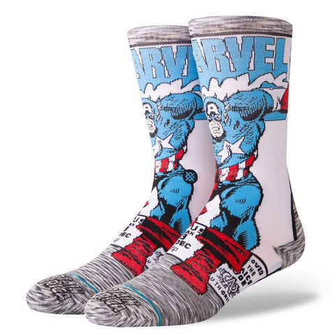 Stance Socks - Captain America Comic - Men's size 9-12