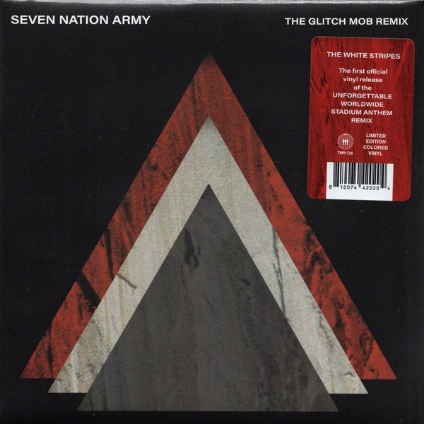 The White Stripes, The Glitch Mob ‎– Seven Nation Army (The Glitch Mob Remix) - New 7" Single Record 2021 Third Man USA Red Vinyl - Indie Rock / Glitch - Shuga Records