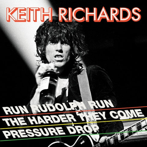Keith Richards - Run Rudolph Run - New 12" Single Record Store Day Black Friday 2018 BMG RSD Red Vinyl & Card - Rock & Roll / Holiday / Reggae