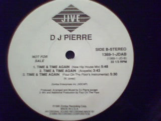 DJ Pierre - Time & Time Again - VG+ 12" Single USA - Chicago Acid House