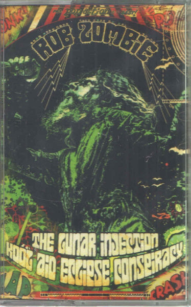 Rob Zombie ‎– The Lunar Injection Kool Aid Eclipse Conspiracy - New Cassette Album 2021 Nuclear Blast Germany Black Tape - Rock - Shuga Records