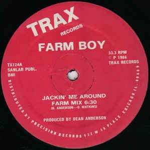 Farm Boy ‎- Jackin' Me Around - VG+ 12" Single Record 1986 Trax USA Vinyl - Chicago House