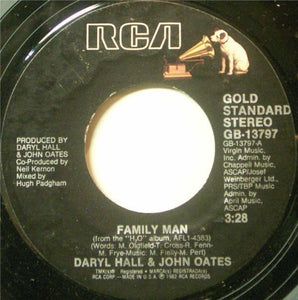 Daryl Hall & John Oates ‎– Family Man / Say It Isn't So - VG+ 45rpm 1989 USA RCA REcords - Rock / Pop