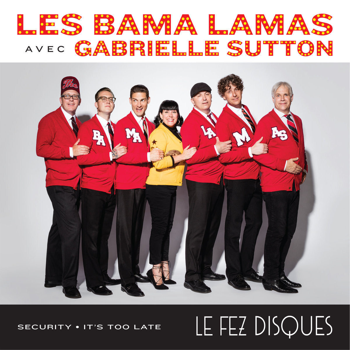 The Bama Lamas (feat. Gabrielle Sutton) - Security / It's Too Late - New Vinyl 2017 Limited Edition (500 Copies!) - Chicago, IL Rock & Roll / R&B