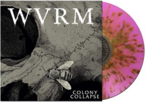 Wvrm ‎– Colony Collapse - New LP Record 2021 Prosthetic Europe Import Fluorscent Pink With Silver & Black Splatter Vinyl - Sludge Metal / Doom Metal