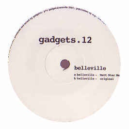 Gadgets ‎– Belleville - New 12" Single 2007 Germany Gadgets Vinyl - Tech House