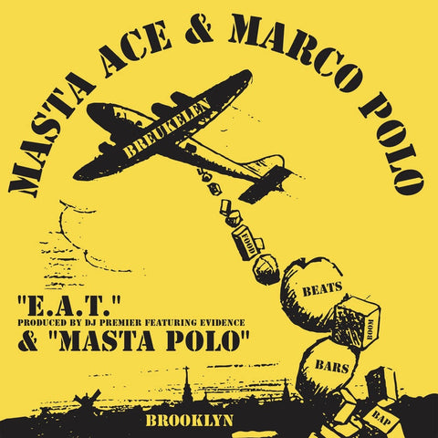 Masta Ace & Marco Polo -  E.A.T. / Masta Polo - New 7" 2019 Fat Beats RSD Release - Hip Hop