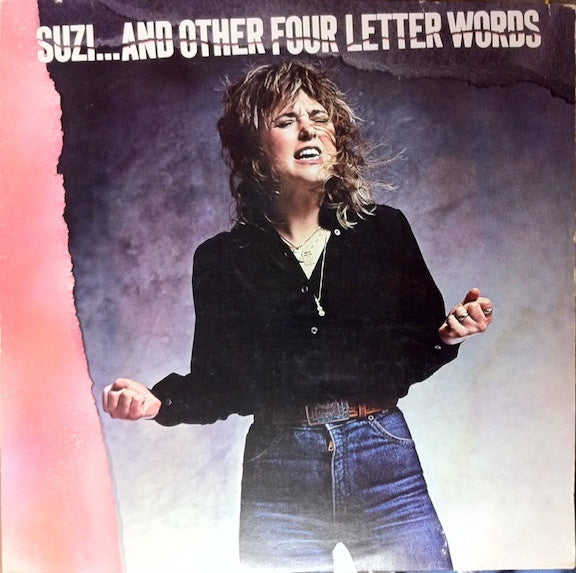 Suzi Quatro ‎– Suzi... And Other Four Letter Words VG+ 1979 RSO Lp USA - New Wave / Pop Rock - Shuga Records