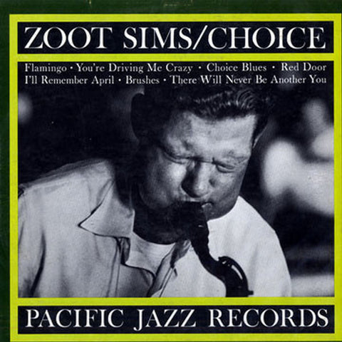Zoot Sims ‎– Choice VG 1961 Pacific Jazz Records LP USA - Jazz