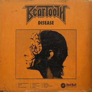 Beartooth - Disease - New Vinyl Lp 2018 Red Bull Records 'Indie Exclusive' Pressing on Orange Vinyl with Download - Hardcore / Metalcore / Punk
