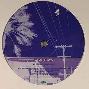 Iz + Diz ‎- Strong - VG+ 12" Single 2003 USA - Deep House - Shuga Records