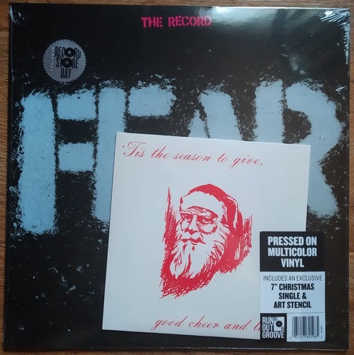 Fear ‎– The Record (1982) - New LP Record Store Day 2021 Run Out Groove RSD Colored Vinyl & 7" - Punk - Shuga Records