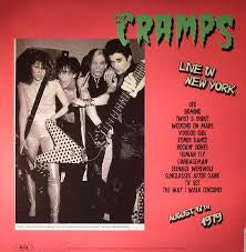 The Cramps - Live In New York 1979 - New Vinyl 2015 180gram Lp - Rock / Psychobilly