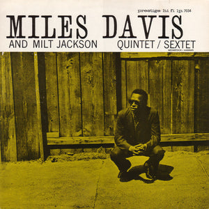 Miles Davis And Milt Jackson ‎– Quintet / Sextet (1956) - New LP Record 2015 Prestige USA Vinyl - Jazz / Hard Bop