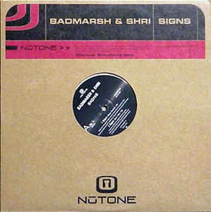 Badmarsh & Shri ‎– Signs - Mint 12" Single Record - 2001 USA Nutone Vinyl - Acid Jazz