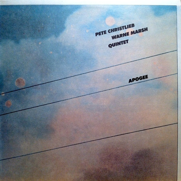 Pete Christlieb / Warne Marsh – Apogee - VG+ LP Record 1978 Warner USA Vinyl - Jazz / Post Bop / Modal - Shuga Records