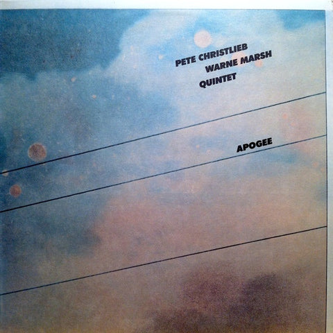 Pete Christlieb / Warne Marsh – Apogee - VG+ LP Record 1978 Warner USA Vinyl - Jazz / Post Bop / Modal