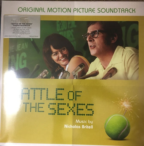 Nicholas Britell ‎– Battle Of The Sexes (Original Motion Picture) - New 2 LP Record 2018 Europe Import 180 gram Blue & Pink Vinyl & Numbered - Soundtrack