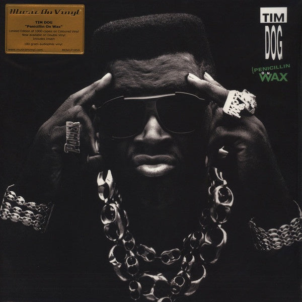 Tim Dog ‎– Penicillin On Wax (1991) - New 2 LP Record 2017 Ruffhouse/Music On Vinyl Europe Import 180 gram Green With Black Vinyl & Numbered - Hip Hop - Shuga Records