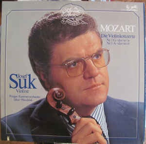 Josef Suk, Libor Hlaváček, Prager Kammerorchester ‎– Mozart Die Violinkonzere MINT- Ariola Eurodisc German Pressing - Classical