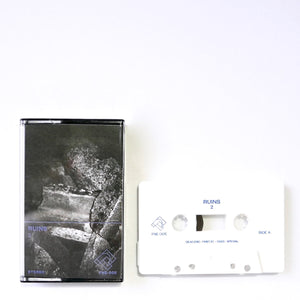 Ruins - 2 - New Cassette 2018 Fine Prints Limited Edition White Tape - Chicago, IL Bedroom Pop