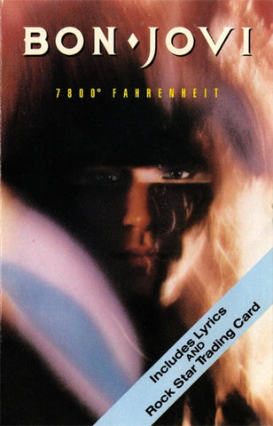 Bon Jovi ‎– 7800° Fahrenheit - Used Cassette Tape Mercury 1985 USA - Rock / Hard Rock