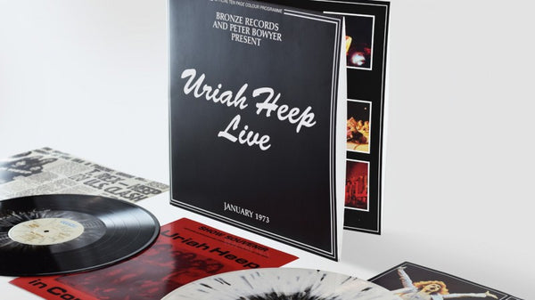 Uriah Heep - Live - New 2 LP Record Store Day 2017 BMG RSD 180 gram Splatter Vinyl & Tour Brochure - Classic Rock - Shuga Records