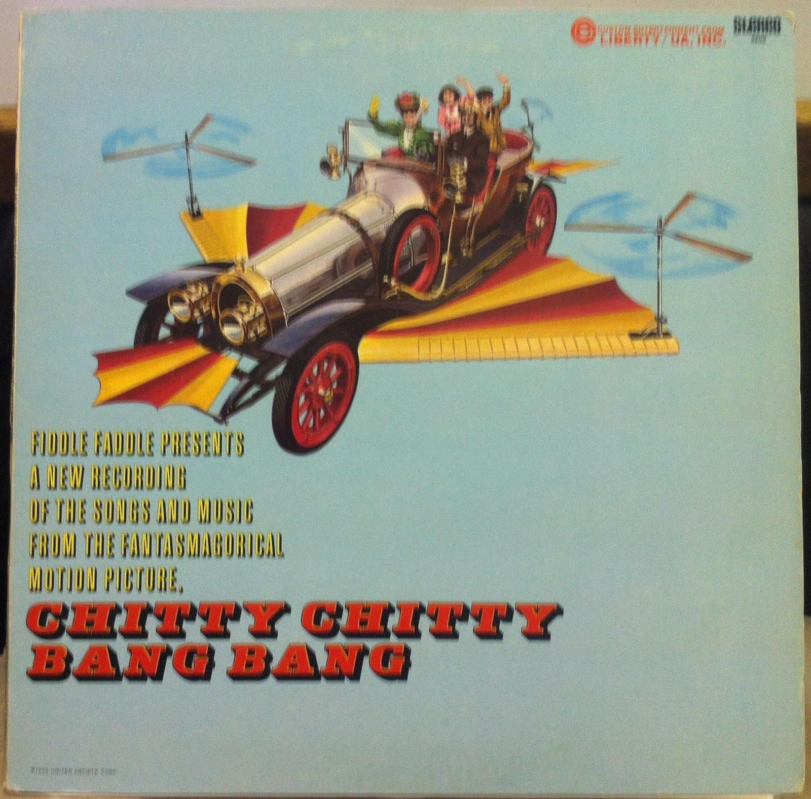 Fiddle Faddle Presents - Chitty Chitty Bang Bang Motion Picture - VG+ Stereo 1968 USA - Soundtrack