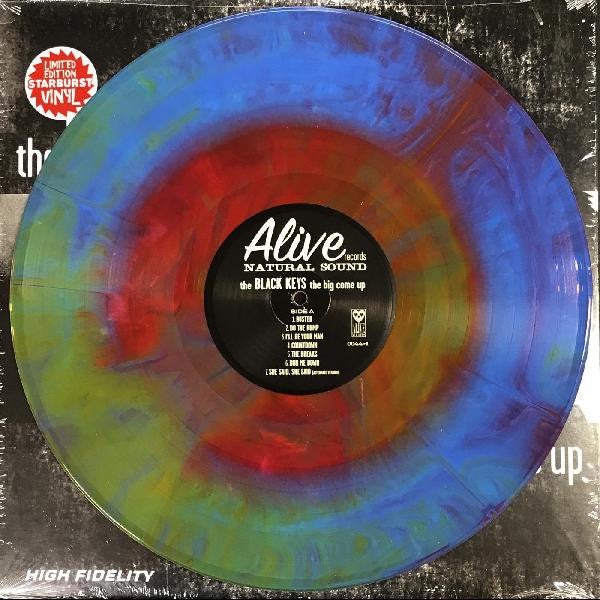 The Black Keys ‎– The Big Come Up - New Vinyl Record 2017 Alive Records 'Indie Exclusive' on Starburst (Limited to 600!) - Blues Rock - Shuga Records