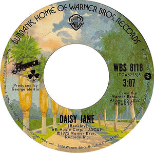 America ‎- Daisy Jane / Tomorrow - VG+ 7" Single 45 RPM 1975 USA - Pop / Soft Rock