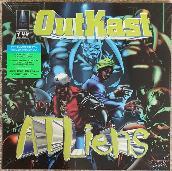 OutKast TLiens (1996) (25th Anniversary Deluxe Edition & Instrumentals) - Mint- 4 LP Record 2021 LaFace Sony Vinyl - Hip Hop / Instrumental / Boom Bap - Shuga Records