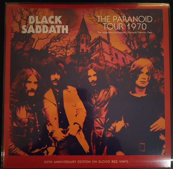 Black Sabbath ‎– The Paranoid Tour 1970 Coda Publishing UK Import Blood Red Vinyl - Heavy Metal - Shuga Records