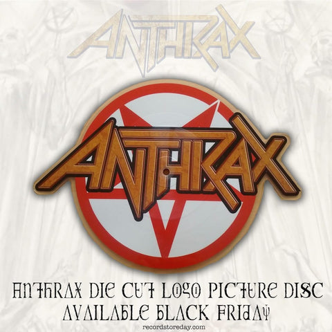 Anthrax - Carry On Wayward Son / Black Math - New Vinyl Record 2017 Megaforce Record Store Day Black Friday Die-Cut Picture Disc (Limited to 2000) - Thrash / Metal