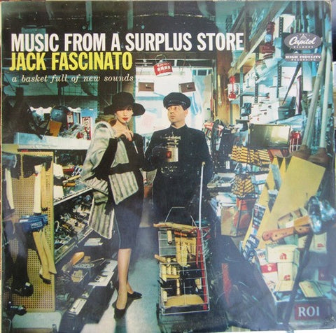 Jack Fascinato ‎– Music From A Surplus Store - VG+ Lp Record 1959 Capitol USA Mono Vinyl - Jazz