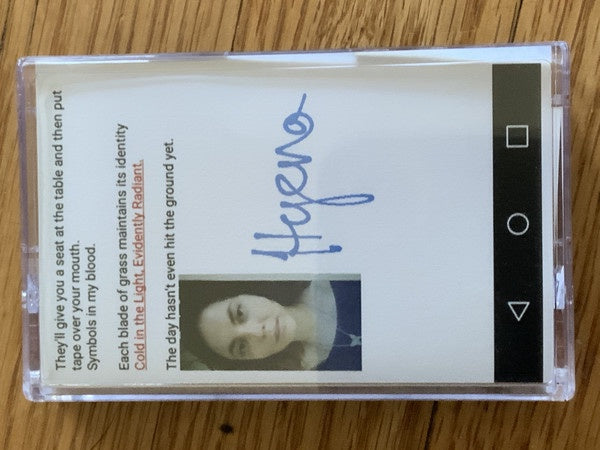 Havadine Stone ‎– Hyena - New Cassette Album 2021 American Dreams USA Tape - Chicago Electronic / Abstract - Shuga Records