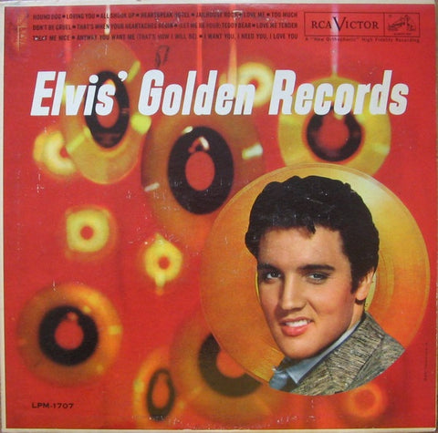Elvis Presley ‎– Elvis' Golden Records (1958) - VG+ LP Record 1964 RCA Victor USA Mono Vinyl - Rock & Roll