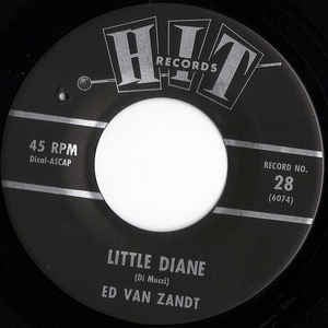 Ed Van Zandt / Bill Murphy ‎– Little Diane / Devil Woman VG - 7" Single 45RPM 1962 Hit USA - Pop