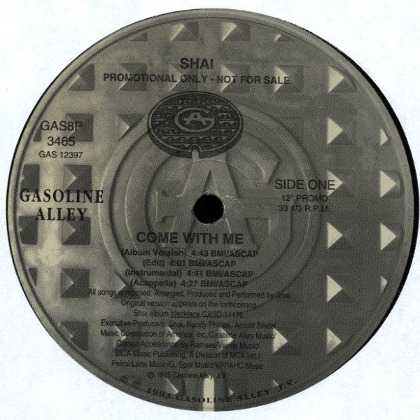 Shai ‎- Come With Me VG+ 12" Single Promo 1995 USA - Rap / New Jack Swing - Shuga Records