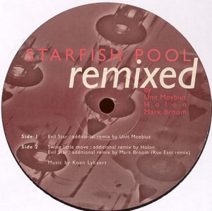 Starfish Pool ‎- Remixed - VG+ 12" Single Belgium 1997 - Techno / Minimal