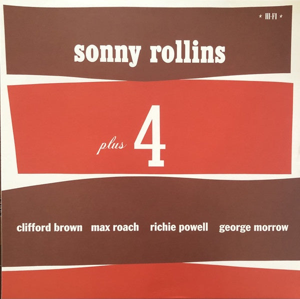 Sonny Rollins, Clifford Brown, Max Roach, Richie Powell, George Morrow ‎– Sonny Rollins Plus 4 (1956) - New LP Record 2017 Vinyl Lovers Europe Vinyl - Jazz / Hard Bop - Shuga Records